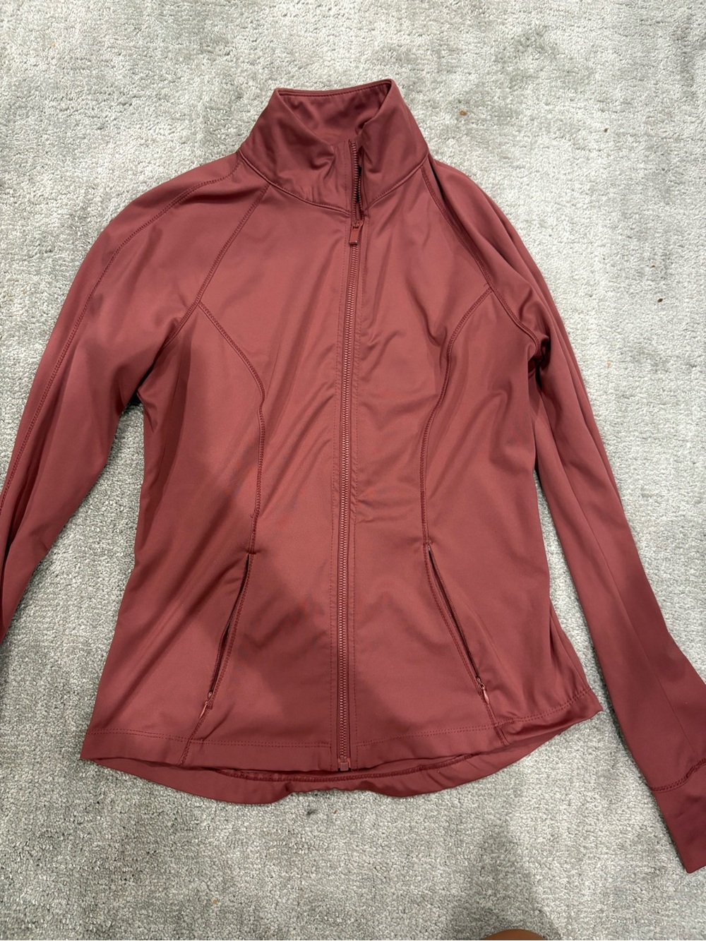 90 Degree By Reflex Mauve Full-Zip Utility Jacket